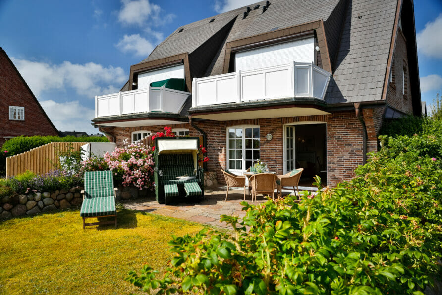 Sylter Meereslust Ferienwohnung mit garten